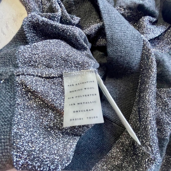 Ann Taylor Metallic Gray Cardigan - Picture 6 of 6